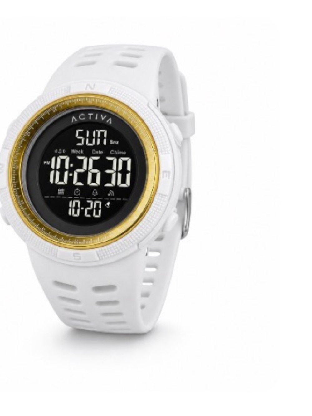 Activa Summit X Invicta Men’s Digital 50mm White Watch